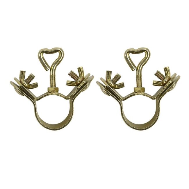 ProPlus Daksteunklemmen - Hoek - Metaal - Ø 28-32 mm - 2 stuks