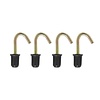 Pro Plus Tentdop 19mm met ronde haak 4 stuks in blister Pro Plus Tentdop 19mm met ronde haak 4 stuks in blister