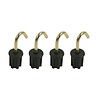 Pro Plus Tentdop 25mm met ronde haak 4 stuks in blister Pro Plus Tentdop 25mm met ronde haak 4 stuks in blister