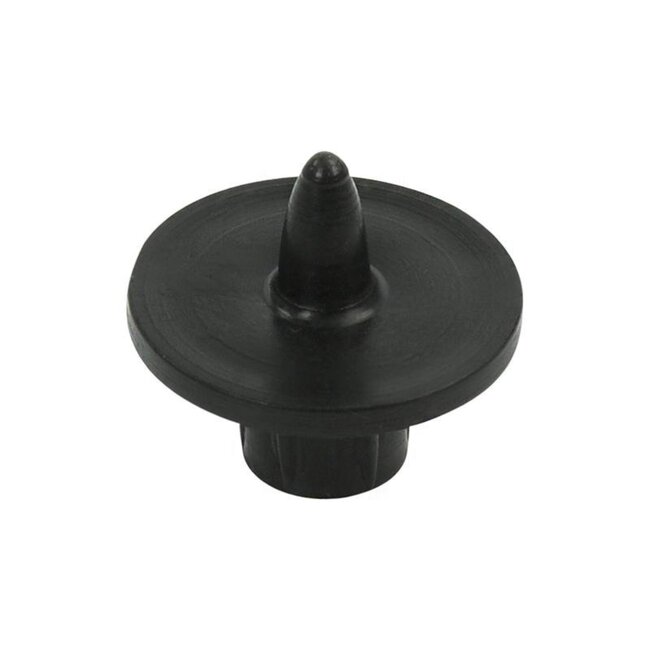 ProPlus Tentpuntdop - kunststof - Ø 19 mm - zwart - 4 stuks