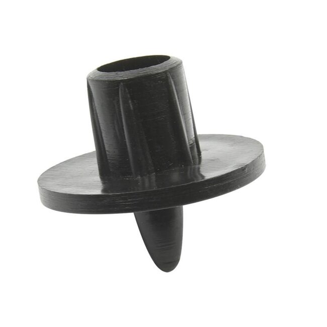ProPlus Tentpuntdop - kunststof - Ø 19 mm - zwart - 4 stuks