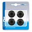 ProPlus Tentdoppen - Kunststof - Ø 22 mm - Zwart - 4 stuks
