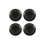 ProPlus Onderdoppen - Kunststof - Ø 25 mm - Zwart - Set van 4