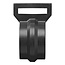 ProPlus Tentclip met sleuf - kunststof - Ø 20-25 mm - zwart