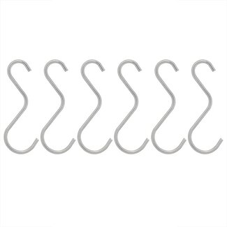 ProPlus Tentkapstok - S-haken - Ø 3 mm - 7,5 cm - 6 stuks