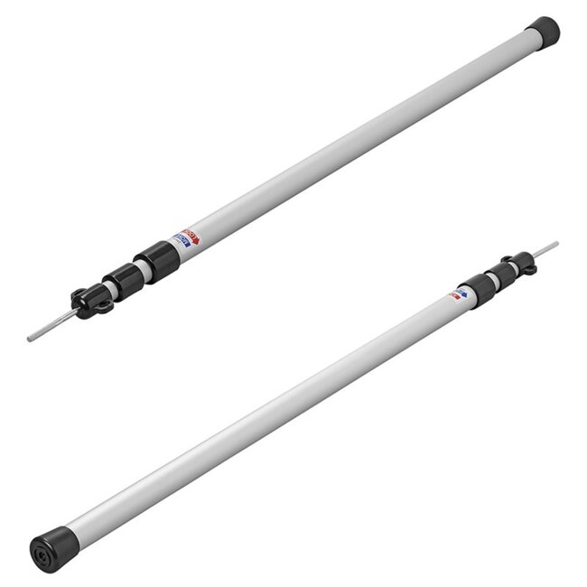 ProPlus Telescopische tentstok - aluminium - 93 t/m 230 cm - set van 2