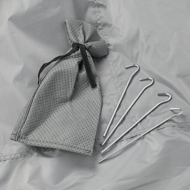 ProPlus Schuurtent met peesbevestiging - waterdicht en UV-bestendig - 182 x 190 x 140 cm