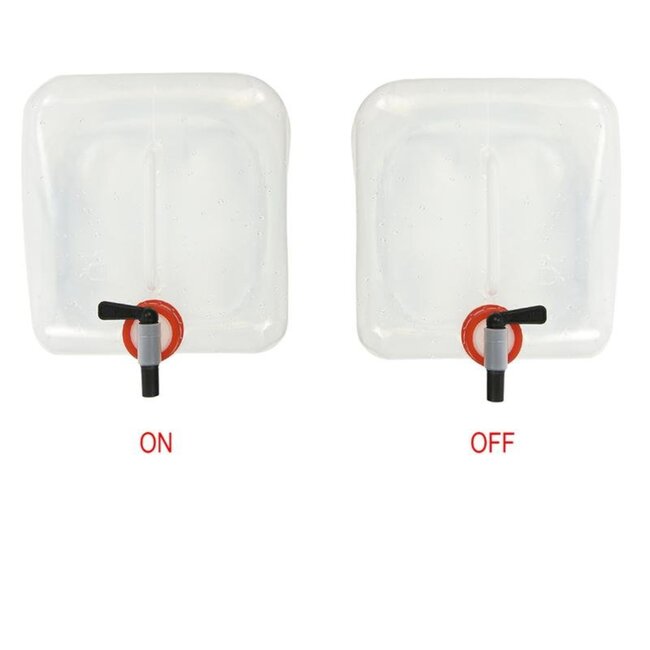 ProPlus Opvouwbare jerrycan met kraan - 10 liter - Compact en handig voor op reis