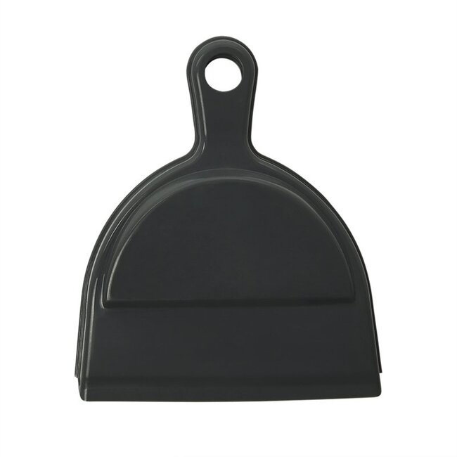 ProPlus Compacte stoffer en blik set - 17 x 19,5 cm - Grijs/Zwart - Ideaal voor kamperen