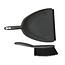 ProPlus Compacte stoffer en blik set - 22 x 33 cm - Grijs/Zwart - Ideaal voor kamperen