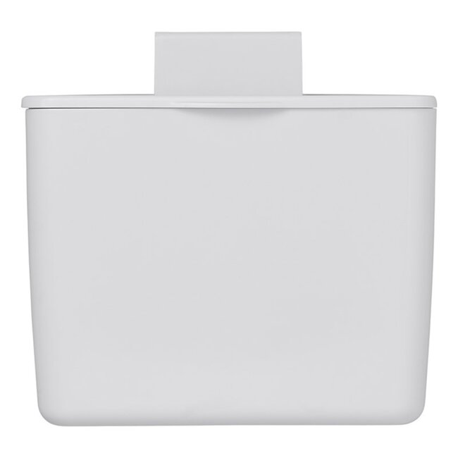 ProPlus Afvalbak met deksel - 1,25 liter - voor caravan en camper - wit - 16 cm hoog