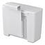 ProPlus Afvalbak met deksel - 1,25 liter - voor caravan en camper - wit - 16 cm hoog