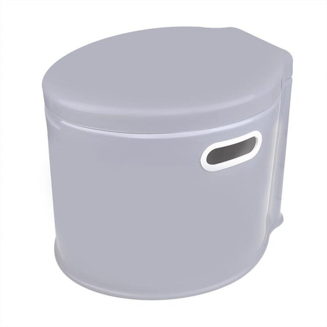 ProPlus Draagbaar campingtoilet - 7 liter - lichtgewicht - grijs
