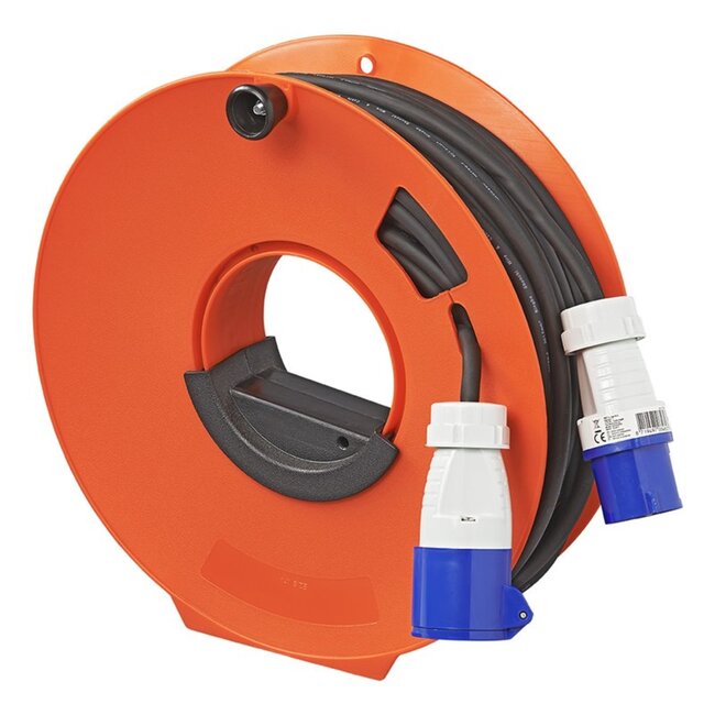 ProPlus Compacte kabelhaspel - Ø 36 cm - Voor kabels en slangen - Rood