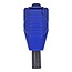 ProPlus Haakse CEE contrastekker met stopcontact - 16A - IP44 - 230V - 3-polig - blauw/wit