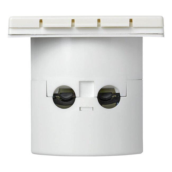 ProPlus Vierkante wandinvoerdoos - 16A - 230V - IP44 - wit - 105x105 mm - afsluitbare deksel