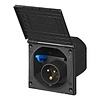 Pro Plus CEE Wandinvoerdoos - Vierkant - 105 x 105 mm - 16 Ampère - IP44 - 230 Volt - 3-Polig - Zwart Pro Plus CEE Wandinvoerdoos - Vierkant - 105 x 105 mm - 16 Ampère - IP44 - 230 Volt - 3-Polig - Zwart