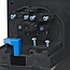 ProPlus Vierkante wandinvoerdoos - 16A - IP44 - 230V - zwart - afsluitbare deksel