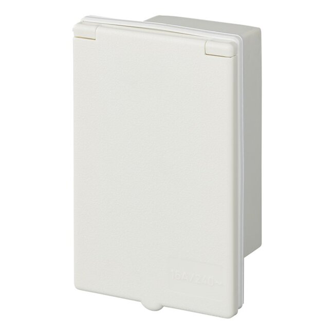 ProPlus Rechthoekige wandinvoerdoos - 16A - IP44 - 230V - 160x100 mm - Wit