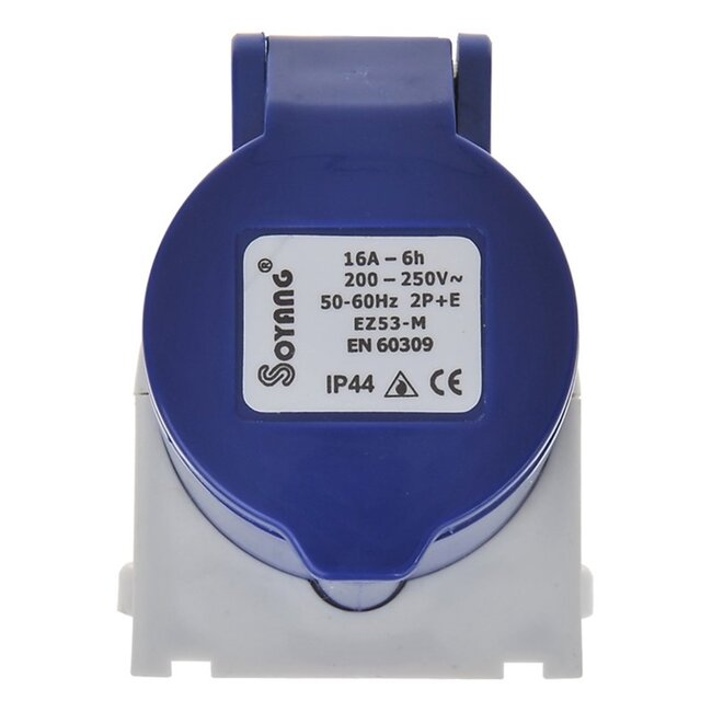 ProPlus Wandcontactdoos - Opbouw - 16A - IP44 - 230V - 3-polig