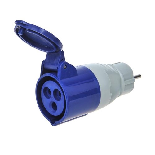Pro Plus Verloopstekker van Schuko naar CEE - Kort Model Pro Plus Verloopstekker van Schuko naar CEE - Kort Model