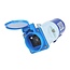 ProPlus Verloopstekker CEE naar Frans Stopcontact - Compact - 16A - IP44