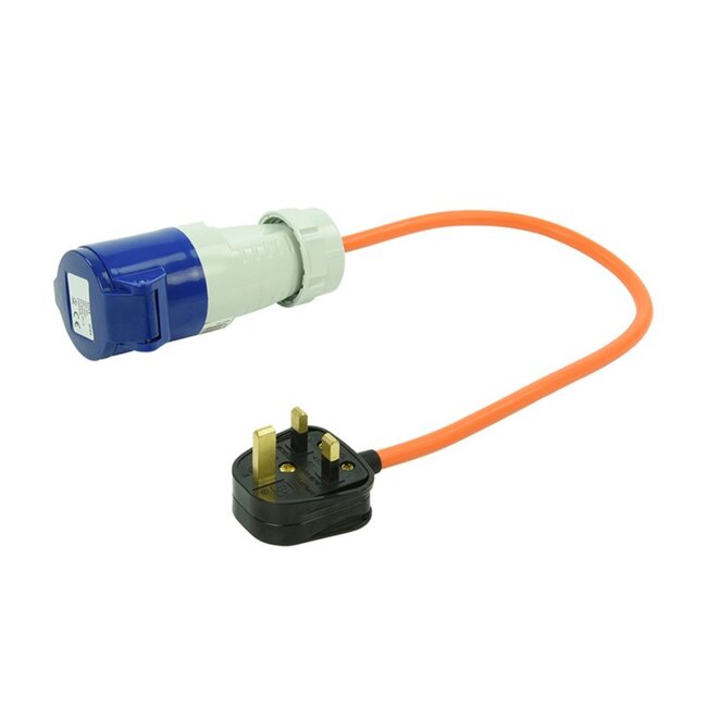 ProPlus Verloopkabel - 40 cm - UK stekker naar CEE - 3 x 1.5 mm² - IP44