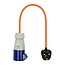 ProPlus Verloopkabel - 40 cm - UK stekker naar CEE - 3 x 1.5 mm² - IP44