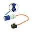 ProPlus Verloopkabel - 40 cm - UK stekker naar CEE - 3 x 1.5 mm² - IP44