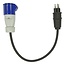ProPlus Verloopkabel - Zwitserse stekker naar CEE - 40 cm - IP44 - 3 x 1.5 mm²