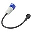 ProPlus Verloopkabel - 40 cm - Schuko naar CEE - 3 x 1.5 mm² - IP44
