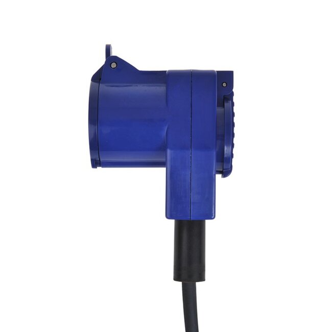 ProPlus Verlengkabel - 20 meter - waterbestendig - haakse contrastekker - schuko stopcontact - 3 x 2,5 mm²