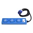 ProPlus Stekkerdoos - CEE naar 3 Schuko - 1,5 meter - IP44 - 16A