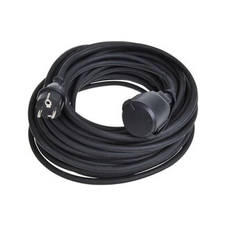 ProPlus Verlengkabel - 20 meter - 3 x 1.5 mm² - Zwart - Binnengebruik