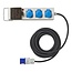 ProPlus Tent-/vouwwagen stekkerdoos - 10 meter - 3 stopcontacten - MCCB - ALS