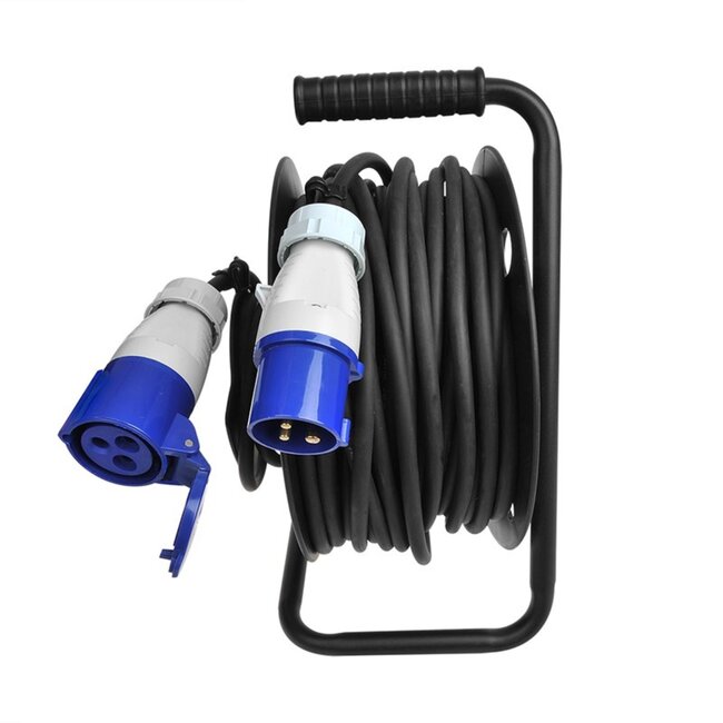 ProPlus Kabelhaspel - 25 meter - Neopreen - 3 x 1.5 mm² - Met stroomonderbreker