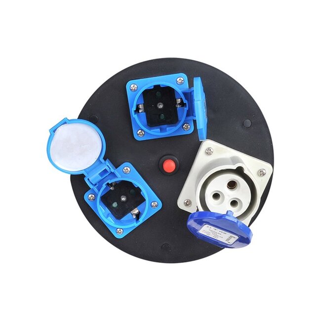 ProPlus Kabelhaspel - 25 meter - CEE naar Schuko - 3 x 1.5 mm² - IP44