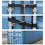 ProPlus Verstelbaar trailer- en containerslot - gehard staal - 22-43 cm - zwart