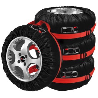 ProPlus Bandenhoezen set - Ø 62 cm - Omtrek 196 cm - Set van 4 - Beschermend en eenvoudig te gebruiken ProPlus Bandenhoezen set - Ø 62 cm - Omtrek 196 cm - Set van 4 - Beschermend en eenvoudig te gebruiken