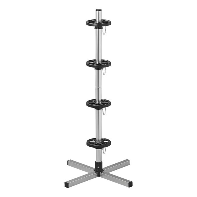 ProPlus Banden opbergrek - Velgenboom - Aluminium - Voor 4 banden - Bandbreedte tot 225 mm