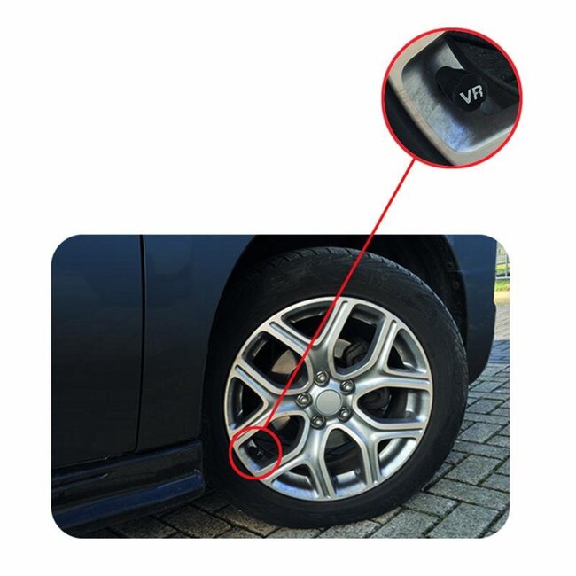 ProPlus Bandenmarkering ventieldopjes - eenvoudig bij bandenwissel - 8 stuks