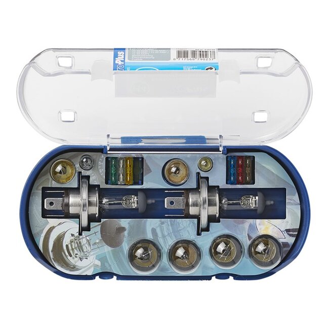 ProPlus Complete reservelampenset - H4 - 16-delig - Inclusief steekzekeringen
