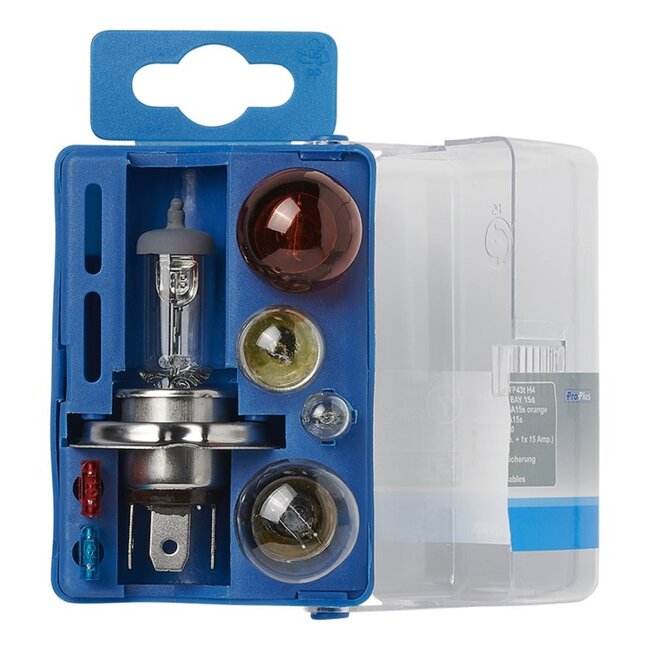 ProPlus Reservelampenset - H4 - 21W oranje - 7-delig
