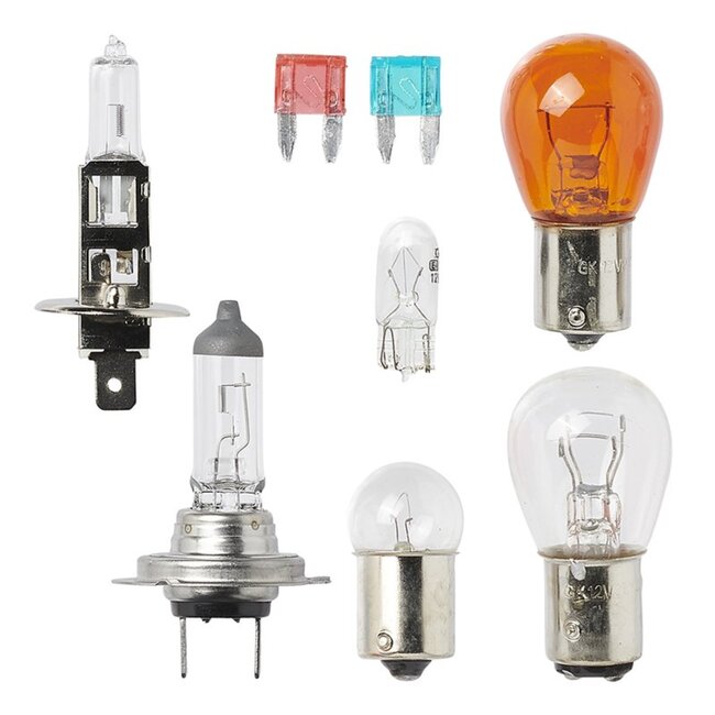 ProPlus Complete autolampenset - H7 & H1 - 8-delig - Inclusief zekeringen