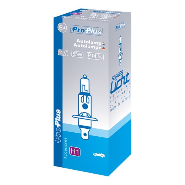 ProPlus Halogeen autolamp - 12V - 55W - H1 - P14.5s - veelzijdig gebruik