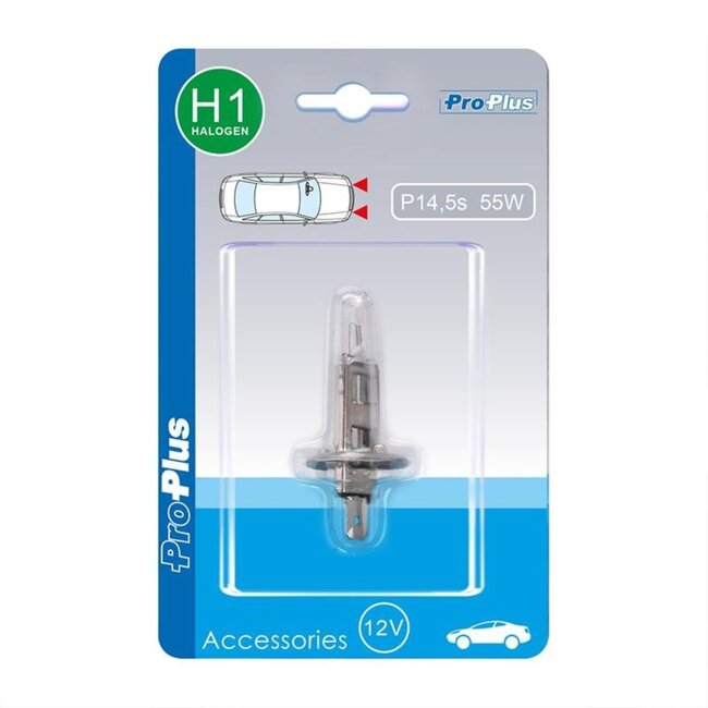 ProPlus Autolamp - 12V - 55W - P14.5S - H1 - blisterverpakking