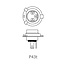 ProPlus Autolamp - 12V - 60/55W - P43T - H4 - blisterverpakking
