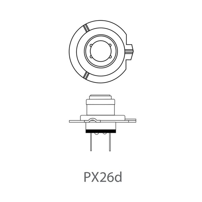 ProPlus Autolamp - 12V - 55W - PX26d - H7 - Standaarduitvoering