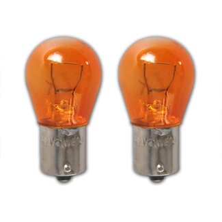 Pro Plus Autolamp - 12 Volt - 21 Watt - BA15S - Oranje - 2 stuks