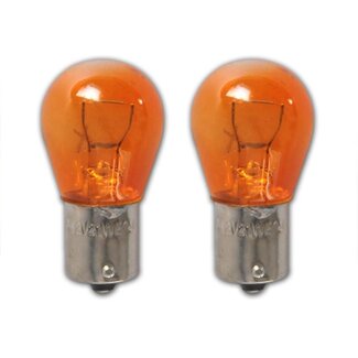 ProPlus Knipperlichtlampen - 12V - 21W - BA15s - oranje - 2 stuks
